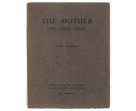 Sitwell (Edith) Mother, first edition [one of 500 copies], scattered foxing, original printed wrappers, chip to foot of spine
