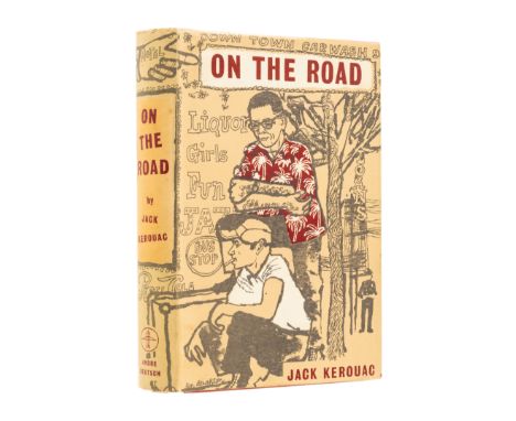 Kerouac (Jack) On the Road, first English edition, light strip of toning on front free endpaper, bookseller's sticker on past