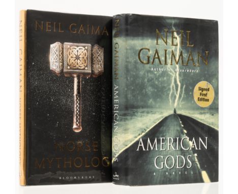 Gaiman (Neil) American Gods, limited edition signed by the author on limitation p., jacket with light creasing to head and fo