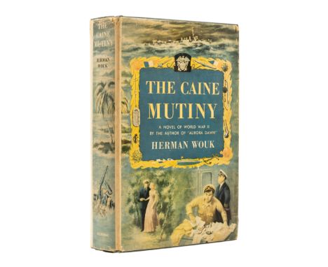 Wouk (Herman) The Caine Mutiny, first edition, original cloth, light rubbing to spine and corner tips, dust-jacket, faded, sp