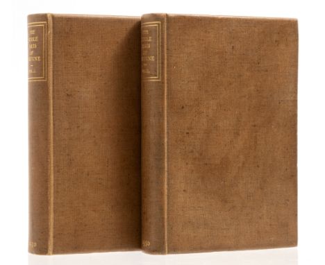 [Manning (Frederick)] The Middle Parts of Fortune: Somme & Ancre 1916, 2 vol., one of 520 copies, original brown buckram, t.e