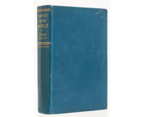 Huxley (Aldous) Brave New World, first edition, occasional light spotting, original cloth, slight shelf-lean, light crease an