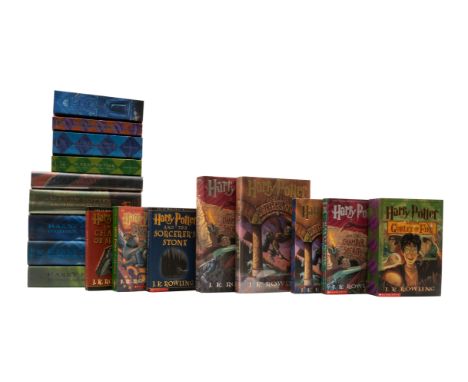 Rowling (J.K.) Harry Potter and the Sorcerer's Stone, 1998; Harry Potter and the Chamber of Secrets, contemporary ink ownersh