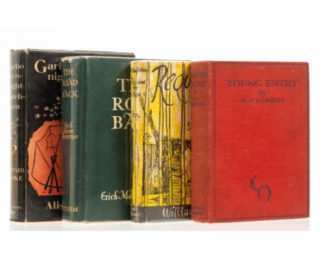 [Keane (Molly)] "M.J. Farrell". Young Entry, publisher's copy with ink inscription "? Marrot. 34 Bloomsbury Street. WC1. 7.ii