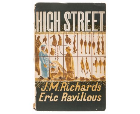 Ravilious (Eric).- Richards (J.M.) High Street, first edition, wood-engraved title vignette and 24 colour lithograph plates b