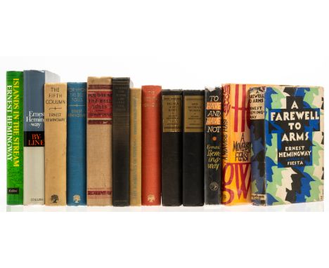 Hemingway (Ernest) Across the River and Into the Trees, first edition, endpapers a little foxed, book-label, small ownership 