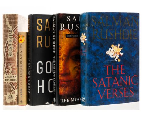 Rushdie (Salman) The Satanic Verses, first edition, signed by the author on title, top edge lightly spotted, original cloth, 