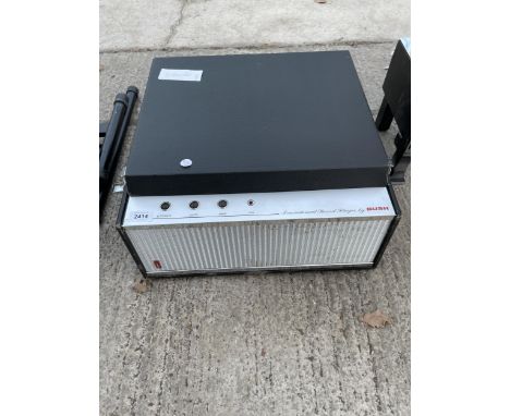 A BUSH TRANSISTORISED PORTABLE RECORD PLAYER 