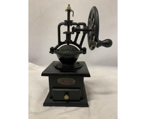 A VINTAGE STYLE COFFEE BEAN GRINDER 