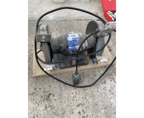 AN ENERGER DOUBLE ENDED BENCH GRINDER 