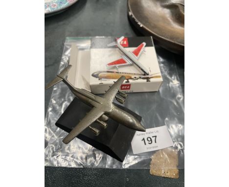 TWO MODEL AEROPLANES 