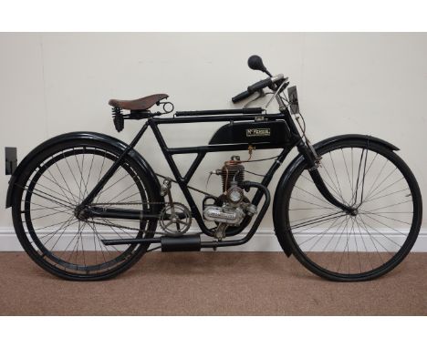 Vintage/Classic motorcycle - Rare 1928 Hobart McKenzie lightweight motorcycle, 169cc, engine no. H1436, very good condition, 