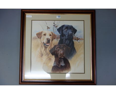 'Great Hunting Dogs - Labradors', Jim Killen limited edition colour print no. 653/980, signed by the artist and with certific