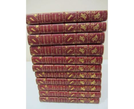 Books - Surtees Robert Smith1805 - 1864: Handley Cross vols I &amp; II 1899, Mr Sponges Sporting Tour vols I &amp; II 1899, '