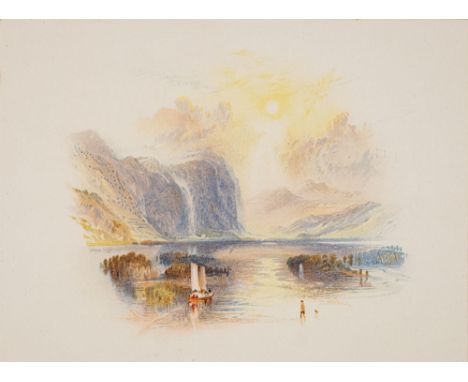 After Joseph Mallord William Turner (British, 1775-1851)Vignette Drawings, Second Series (nine plates) Printed and Published 