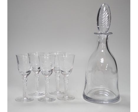 STUART Crystal MADISON Cut Brandy Glass / Glasses 5 1/4 2nd 