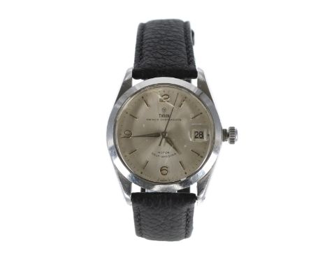 Tudor Prince Oysterdate Self-Winding stainless steel gentleman's wristwatch, ref. 7996, serial no. 5388xx, circa 1965, silver
