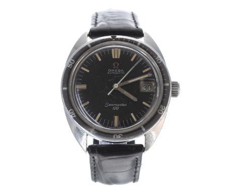 Omega Seamaster 120 diver's automatic stainless steel gentleman's wristwatch, ref. 166.027, serial no. 26376xxx, circa 1968, 