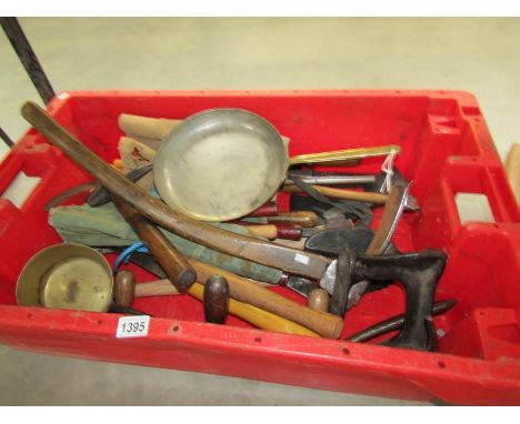 A large quantity of vintage tools including woodworking, LNER stamped spanner etc