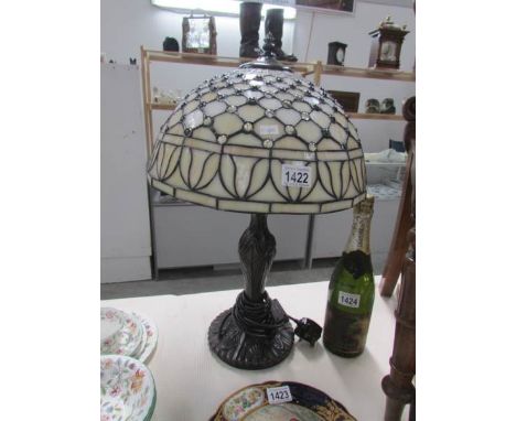 A Tiffany style table lamp