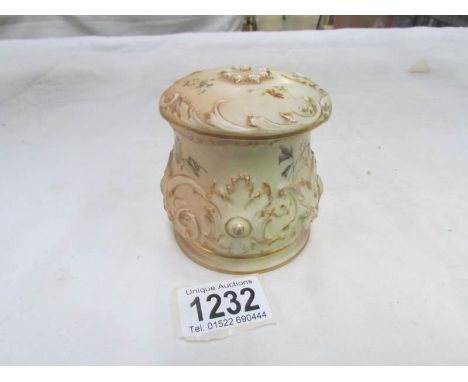 A Royal Worcester pot and cover