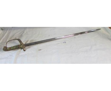 A 20th century Royal Navy officer's sword by Wilkinson Sword Ltd.