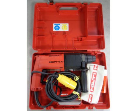 A Hilti TE10 10V hammer drill in case 