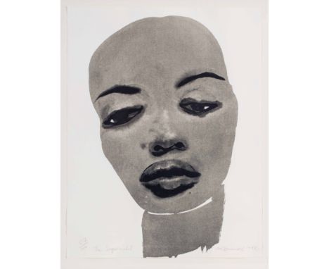 Marlene Dumas (South African 1953 - ) THE SUPERMODELsigned, dated 1995, inscribed with the title and numbered 87/100 in penci