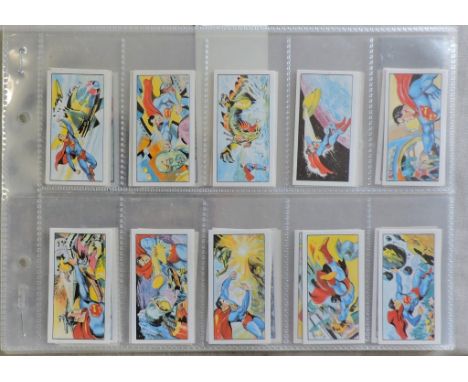 Primrose Confectionery Superman 1972 Thin Card Set 50/50, EX
