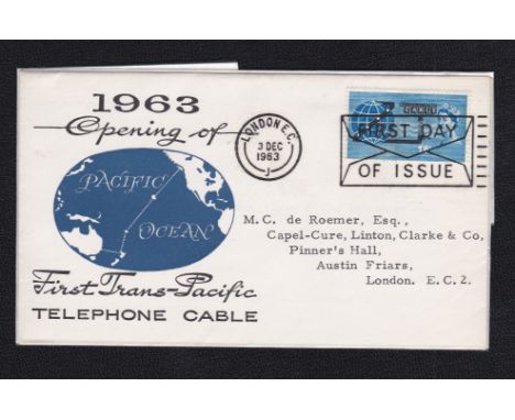 Great Britain (3 Dec) Compact Cable Phosphor First Day Cover A/T