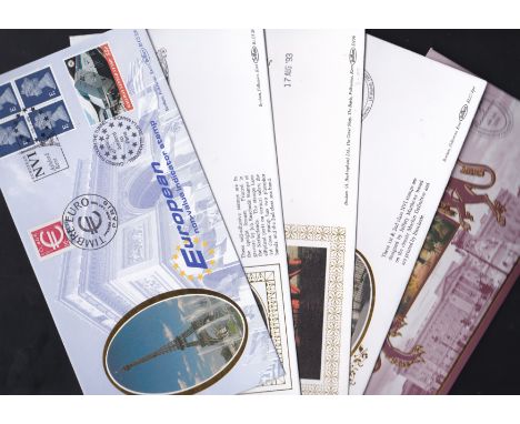 Great Britain 1993-2000 Benham Definitive Covers (5)  Including self-adhesive stamps, NVI booklet; 2000 (6th Jan) 1st Class w