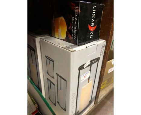 2 LED lanterns and an LED lamp 