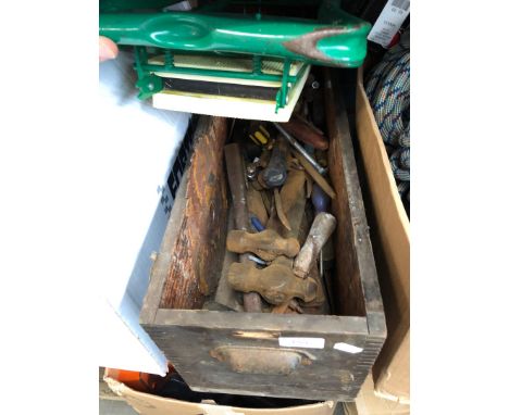 A box with old tools 