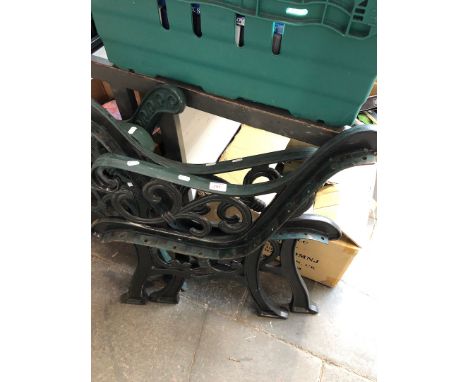 Pair of bench ends 