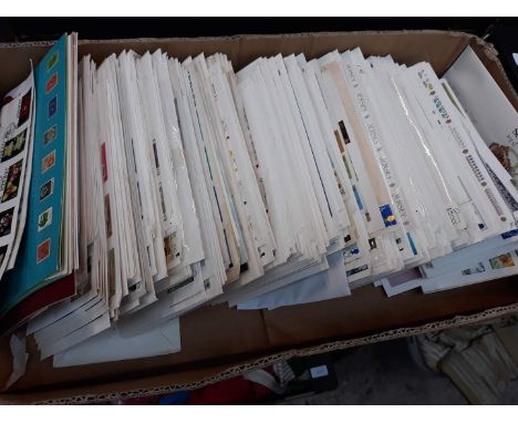 A box of first day covers 