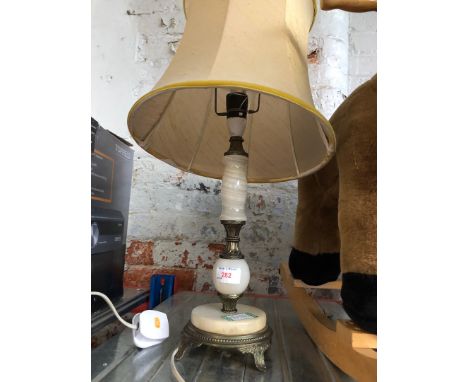 A table lamp 