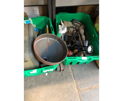 2 boxes of tools 