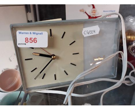 Westclox electric retro alarm clock 
