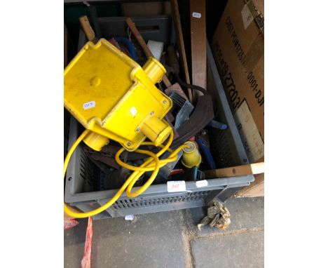A box of misc tools 