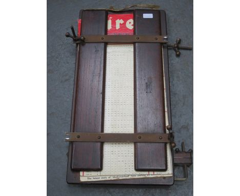 OAK VINTAGE TROUSER PRESS FROM LEWIS'S 