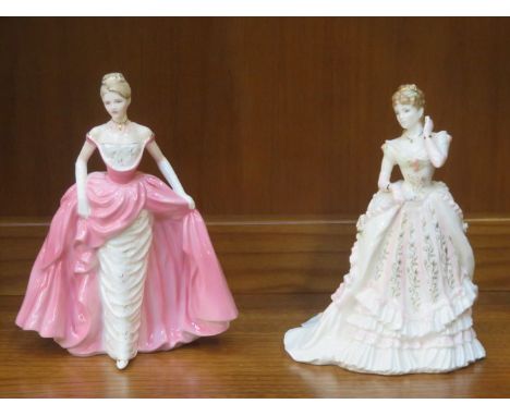 COALPORT LIMITED EDITION FIGURE- MILLENNIUM DEBUT, AND ALSO ROYAL WORCESTER LIMITED EDITION FIGURE- THE JEWEL IN THE CROWN, F