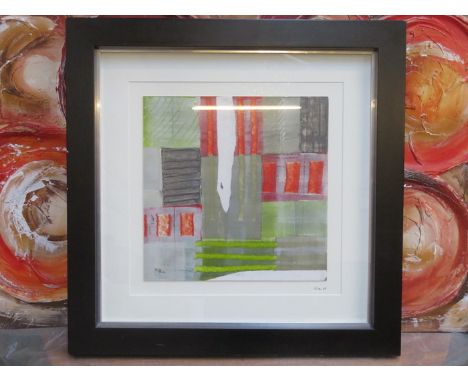 FRAMED MIXED MEDIA PICTURE 