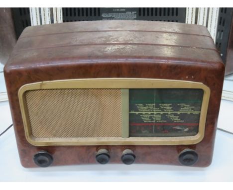 VINTAGE ART DECO STYLE COSSOR MELODY MAKER MODEL 501 RADIO