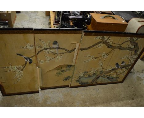 Chinese folding screen (faults).