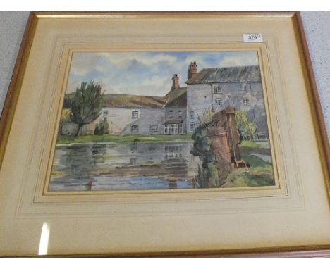 A watercolour colour of a pin mill, Godfrey Sayers limited edition print of poppies plus various 1960/70's singles