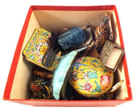 Chinese enamel plus other small sundries