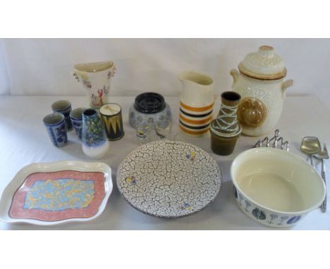 Various vintage wares inc Villeroy & Boch and Rumptopt