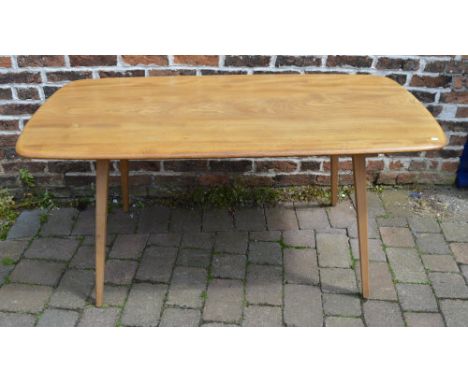 Ercol light elm dining table