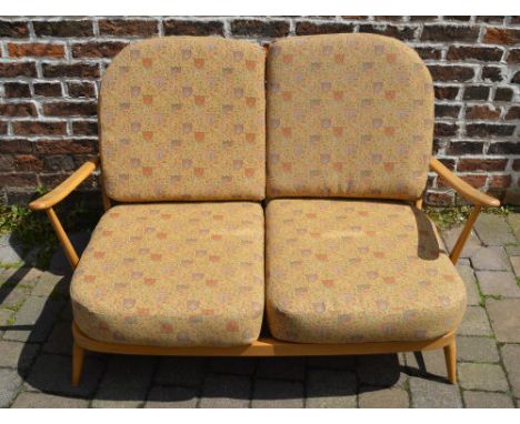 Ercol light elm 2 seater sofa