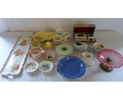 Assorted ceramics inc Aynsley, Royal Worcester, Limoges & Crown Devon